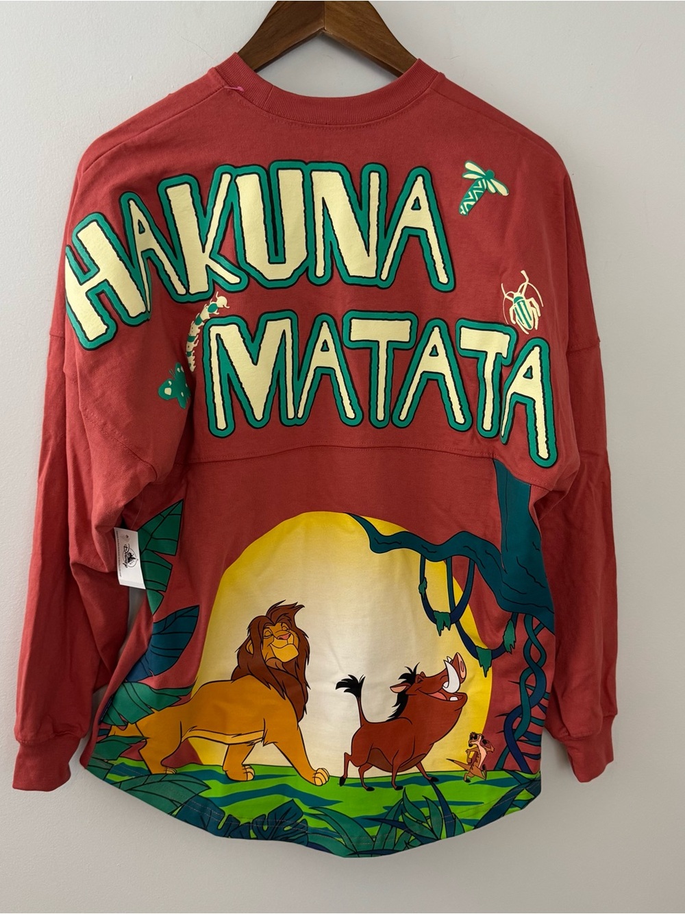 Disney Parks The Lion King "Hakuna Matata" Spirit Jersey women’s Size XS NWT!!
